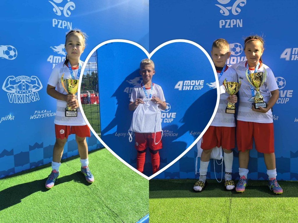 Trzy medale dla Ostrołęckiej Akademii Piłki Nożnej na finałach 4Move 1x1 CUP