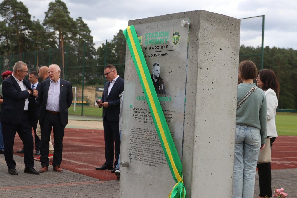 Stadion w Kadzidle nosi imię Łukasza Pokory [WIDEO, ZDJĘCIA]