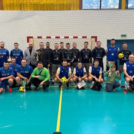 Turniej Halowej Piłki Nożnej Służb Mundurowych w Ostrołęce [ZDJĘCIA]