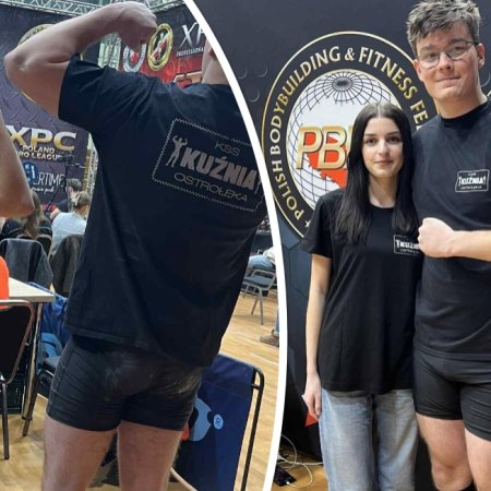 18-latek z Kuźni Ostrołęka zdobył trzy medale na zawodach w Siedlcach. "To jest Mocarz"