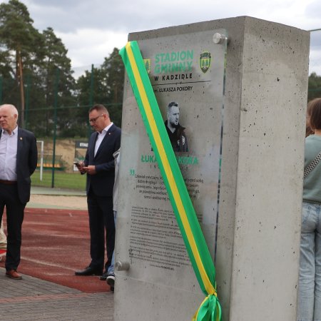 Kurpik był dla niego wszystkim. Stadion w Kadzidle nosi imię Łukasza Pokory [WIDEO, ZDJĘCIA]