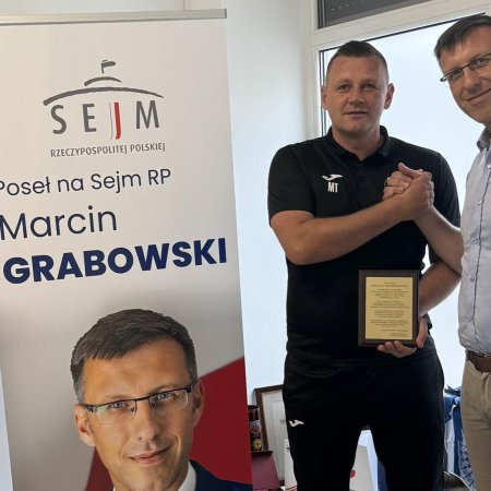 Poseł Grabowski docenił sukces Czarnych. Pogratulował trenerowi