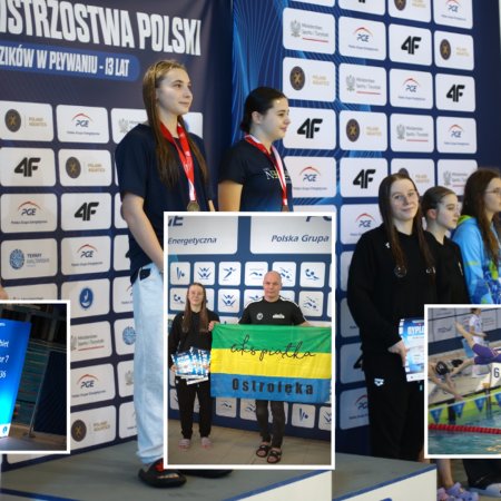 Cztery rekordy życiowe Zuzi Zecer! Pływaczka z Ostrołęki o krok od medalu MP