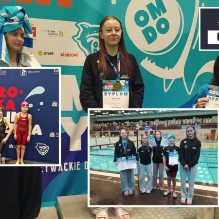 Triumf pływaków z Ostrołęki. Dwa złote medale Zuzi Zecer na OMDO