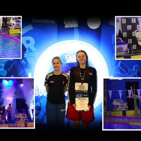 Pływaczki Piątki Ostrołęka z udanym startem w Warszawie. Złoto i srebro dla Zuzi Zecer