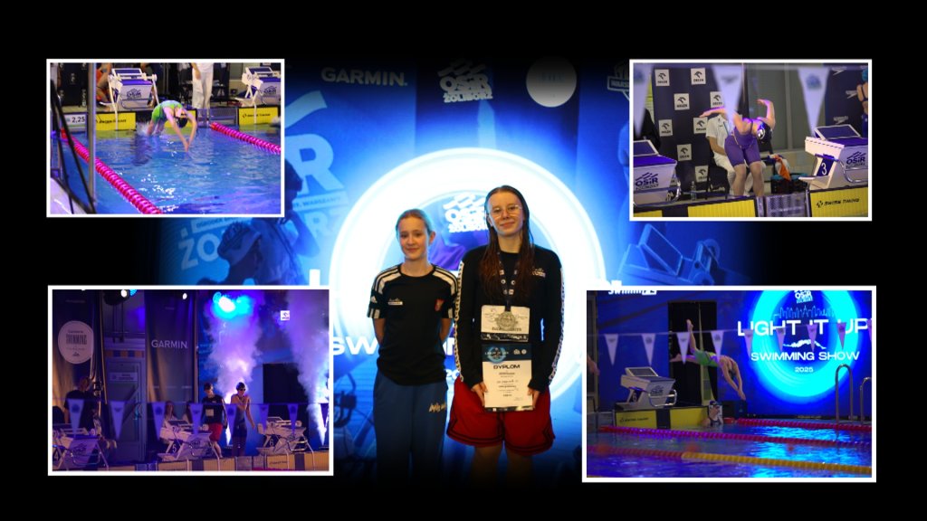 Pływaczki Piątki Ostrołęka z udanym startem w Warszawie. Złoto i srebro dla Zuzi Zecer