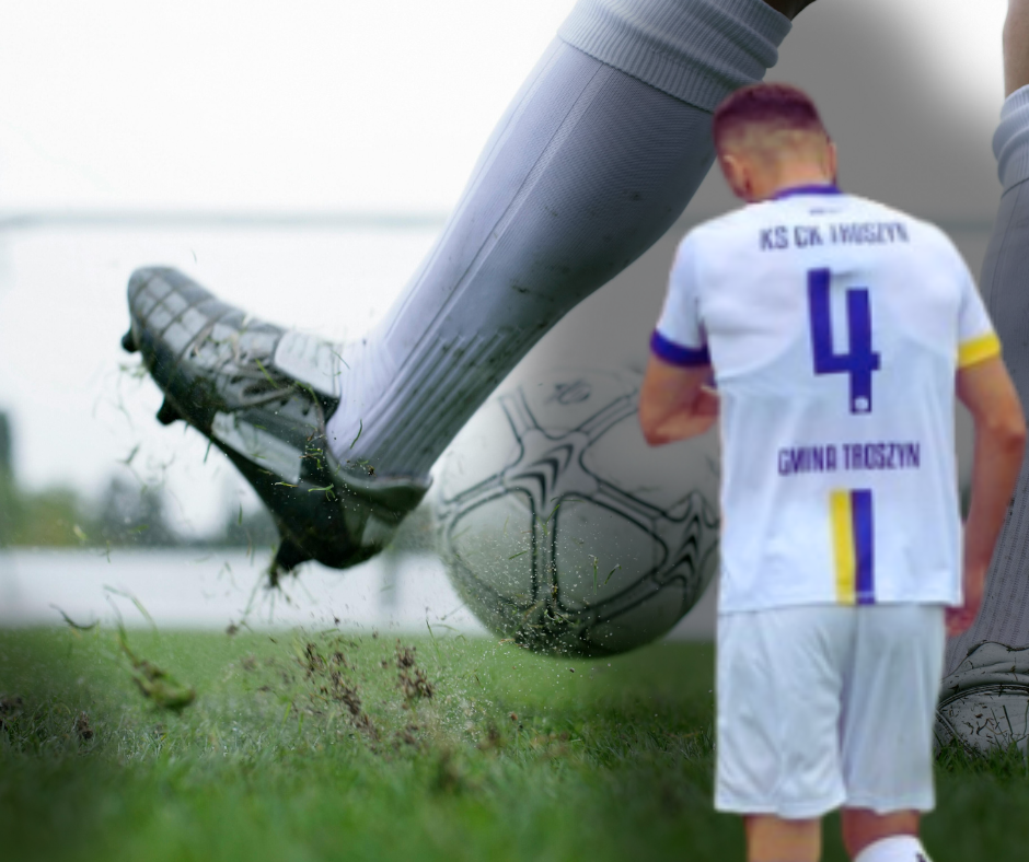Ostatnia akcja meczu. To właśnie wtedy padł decydujący gol w meczu Troszyna
