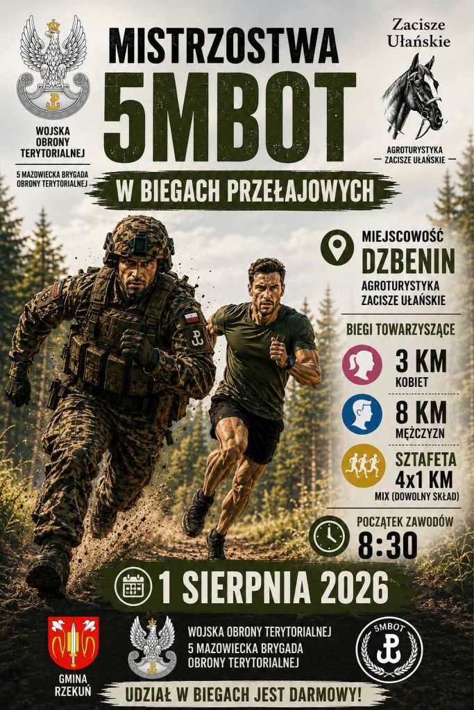 Mistrzostwa 5MBOT w Biegach Przełajowych w Dzbeninie. Ruszyły zapisy na zawody!