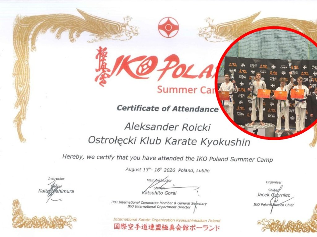 Złota seria Aleksandra Roickiego! Karateka OKKK w najwyższej formie