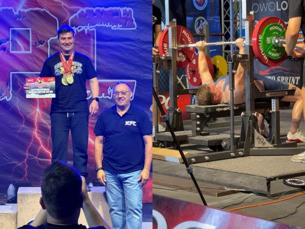 Trzy złote medale na start sezonu. Andrzej Ciszewski z rekordami w trójboju [ZDJĘCIA]