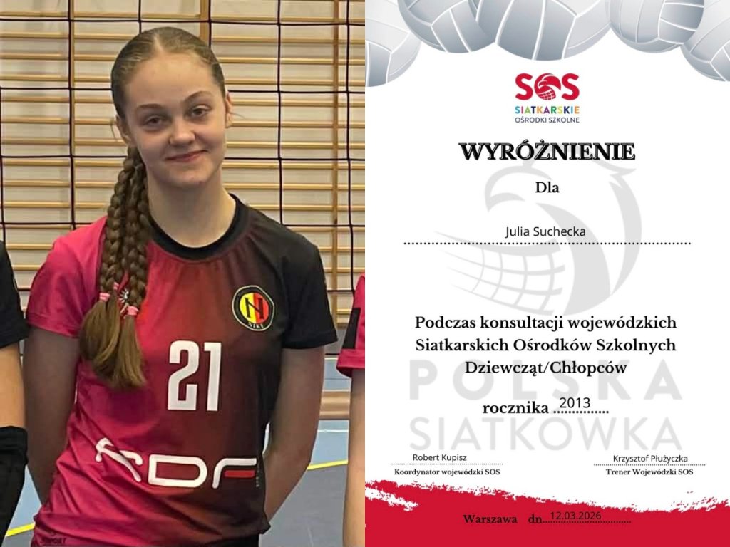 Talent z Nike Ostrołęka. Julia powołana do grona kandydatek na reprezentację