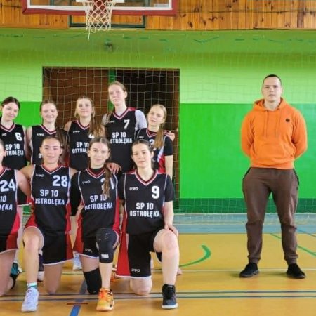 Koszykarki SP 10 Ostrołęka wśród najlepszych drużyn w Polsce