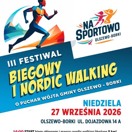 Ruszyły zapisy na III Festiwal Biegowy w Olszewie-Borkach!