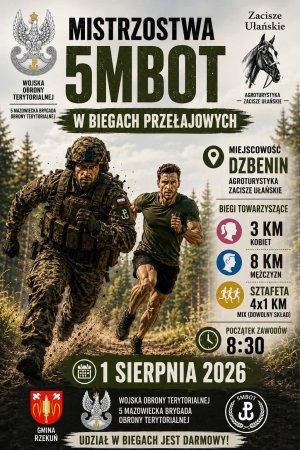 Mistrzostwa 5MBOT w Biegach Przełajowych w Dzbeninie. Ruszyły zapisy na zawody!