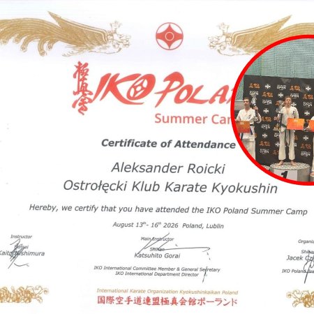 Złota seria Aleksandra Roickiego! Karateka OKKK w najwyższej formie