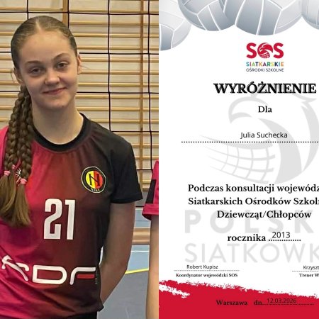 Talent z Nike Ostrołęka. Julia powołana do grona kandydatek na reprezentację