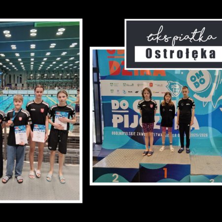 Zuzia i Marcel z medalami dla Piątki Ostrołęka