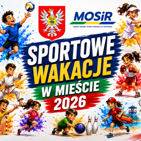 Sportowe Wakacje w Mieście 2026. MOSiR przygotował moc atrakcji na lipiec [HARMONOGRAM]