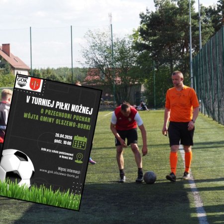 Puchar Wójta Gminy Olszewo-Borki do zdobycia. Wkrótce turniej na Orliku