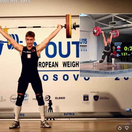 Wojciech Bakuła czwarty w Europie! Niesamowity start reprezentanta UKS Atleta Ostrołęka