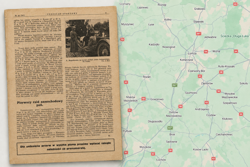 Ta trasa kryje sekret sprzed 100 lat. Prowadziła przez Ostrołękę