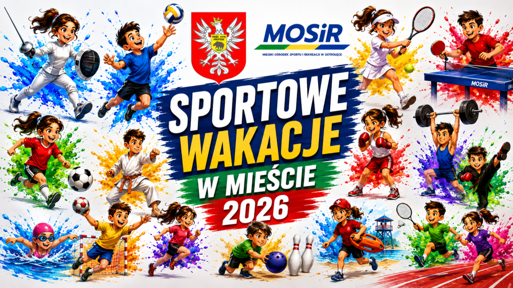 Sportowe Wakacje w Mieście 2026. MOSiR przygotował moc atrakcji na lipiec [HARMONOGRAM]