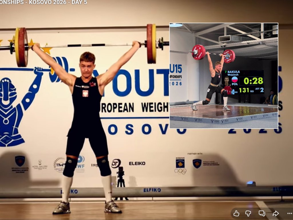 Wojciech Bakuła czwarty w Europie! Niesamowity start reprezentanta UKS Atleta Ostrołęka
