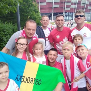 Ostrołęczanie na meczu Polska - Litwa. Dołącz do galerii kibiców (zdjęcia)