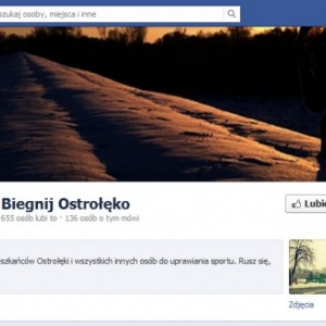 "Biegnij Ostrołęko" - nowa inicjatywa mieszkańców miasta na Facebooku