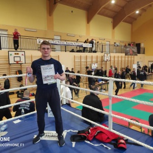 Kickboxing. Kamil Sęk z Pucharem Polski służb mundurowych!