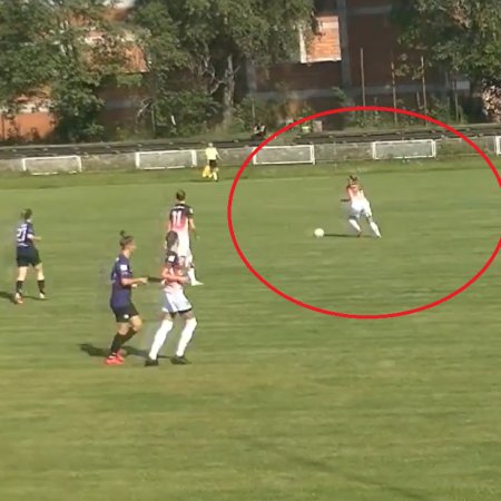 Co za gol w II lidze! Wychowanka Jantaru Ostrołęka odpaliła rakietę [WIDEO]