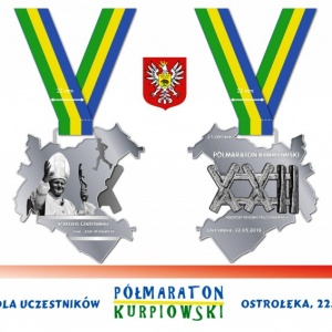 Zobacz projekt medalu i zapisz się do Półmaratonu Kurpiowskiego