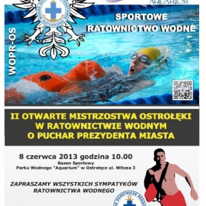 Ratownicy zapraszają na Mistrzostwa Ostrołęki - przyjdź jutro do "Aquarium"!