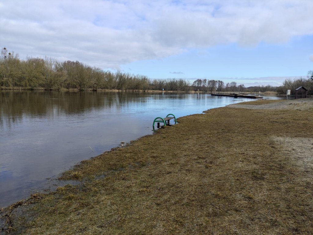 Rzeka Narew w Ostrołęce, fot. eOstroleka.pl