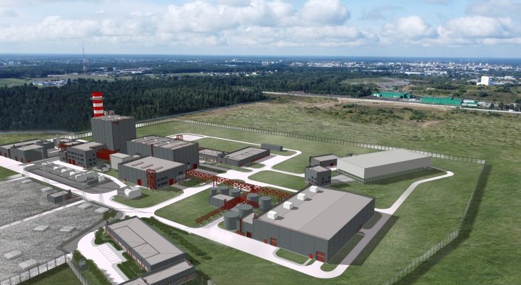 Wizualizacja elektrowni gazowo-parowej w Ostrołęce