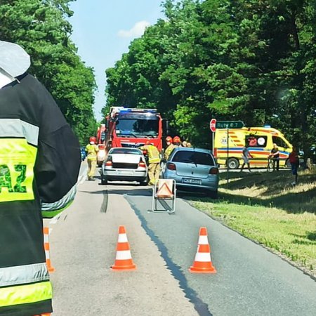 Kolizja w Wachu na trasie na Mazury. 1500 zł mandatu dla sprawcy [ZDJĘCIA]