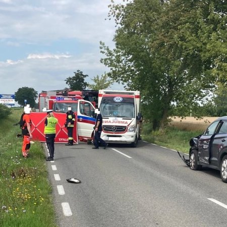 Tragedia na drodze. Nie żyje młody motocyklista z powiatu ostrołęckiego [ZDJĘCIA]