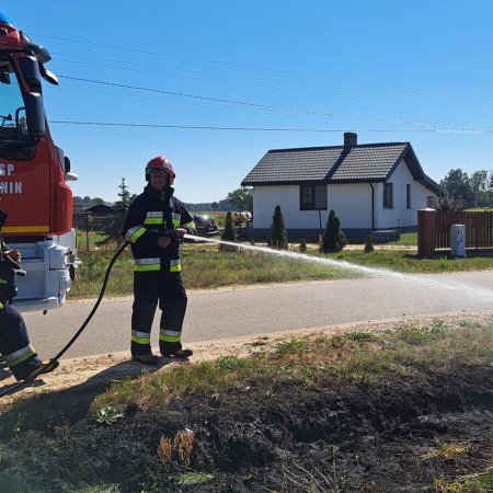 Pożary w Ostrołęce i okolicach. Strażacy mieli pełne ręce roboty