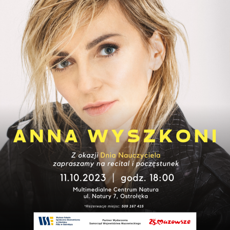 Koncert Anny Wyszkoni w Multimedialnym Centrum Natura. 