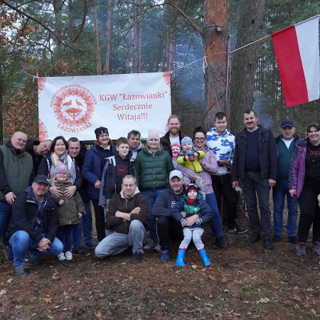 Mieszkańcy Łazów bawili się wspólnie przy ognisku [ZDJĘCIA]