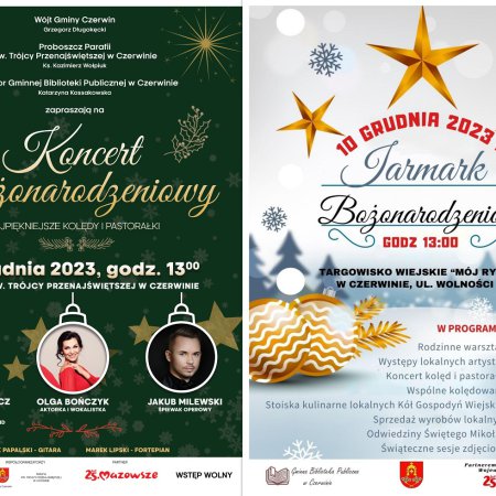 Jarmark i koncert Bożonarodzeniowych kolęd w Czerwinie