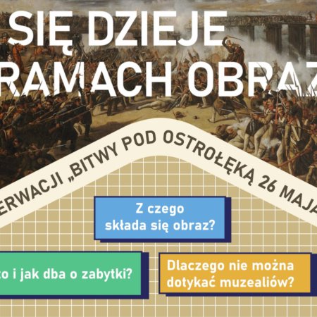 Bezpłatne lekcje muzealne dla dzieci „Co się dzieje w ramach obrazu?”