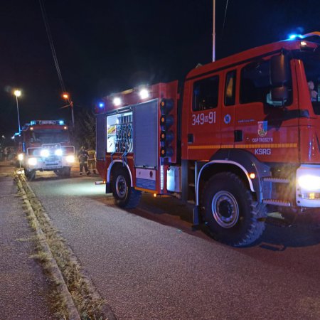 Pożar w Kamiance. Spaleniu uległa część dachu