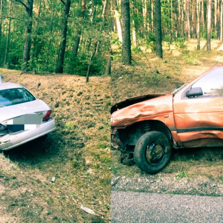 Jaguar i Daewoo. Niebezpieczny wypadek na lokalnej drodze. Znów pijany kierowca...