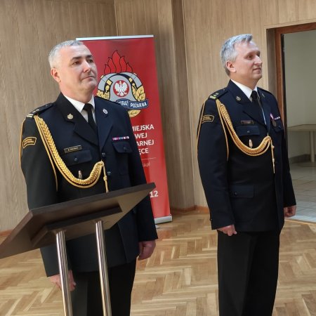 Bogdan Trzaska już oficjalnie szefem ostrołęckiej straży pożarnej [ZDJĘCIA]