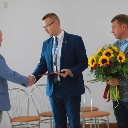 Krzysztof Dawid ponownie dyrektorem szkoły w Borawem [ZDJĘCIA]