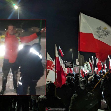 "Będę napier****ł gazem!" - zadyma na manifestacji w Przytułach Starych! Interweniowała policja