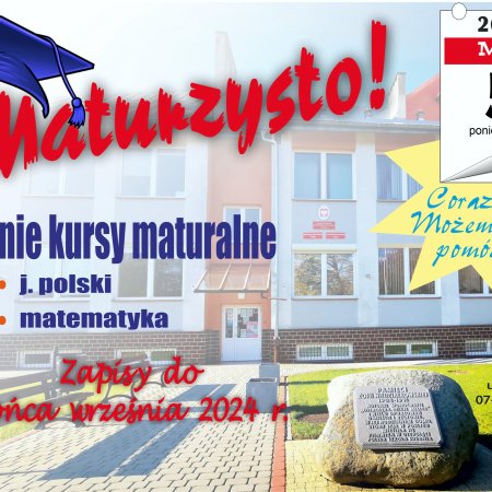 Maturzysto! Ostatnie dni zapisów na kursy maturalne