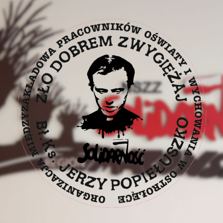 Solidarność wspiera sport i przygotowuje się do świąt. Nowa okolicznościowa pieczęć przedstawia ks. Popiełuszkę