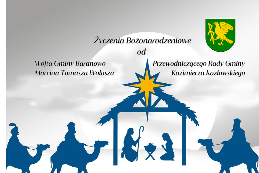 Życzenia Bożonarodzeniowe od Władz Gminy Baranowo
